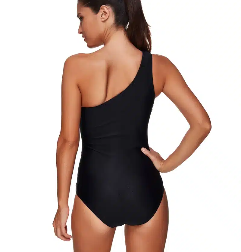 Sexy Mesh Swimsuit One Piece Swimwear Women Plus Size Bathing Suit Push Up Monokini 2019 Dot Bather Female Beach Swimming Suits 3