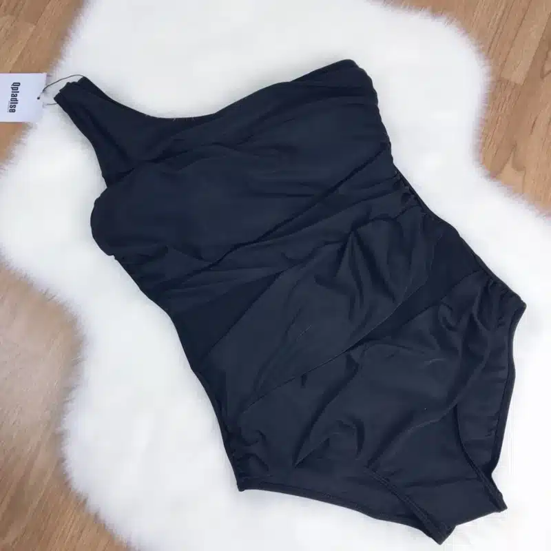 Sexy Mesh Swimsuit One Piece Swimwear Women Plus Size Bathing Suit Push Up Monokini 2019 Dot Bather Female Beach Swimming Suits 4