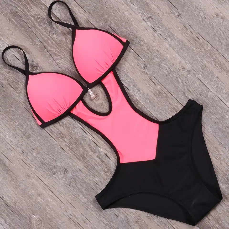 NAKIAEOI Sexy Thong One Piece Swimsuit 2019 Plus Size Swimwear Women Bathing Suit Swim Wear Monokini Beachwear Swimming S~XXL 21