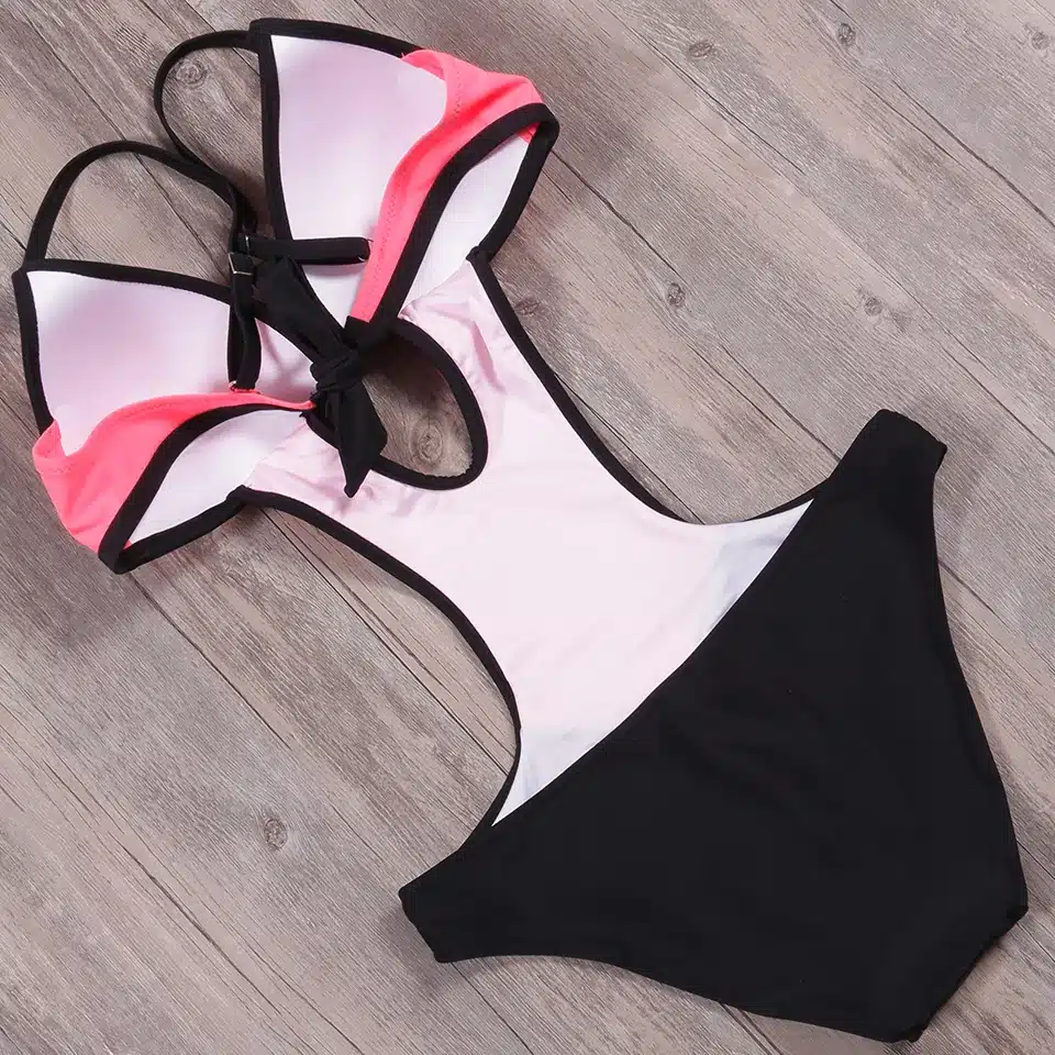 NAKIAEOI Sexy Thong One Piece Swimsuit 2019 Plus Size Swimwear Women Bathing Suit Swim Wear Monokini Beachwear Swimming S~XXL 22