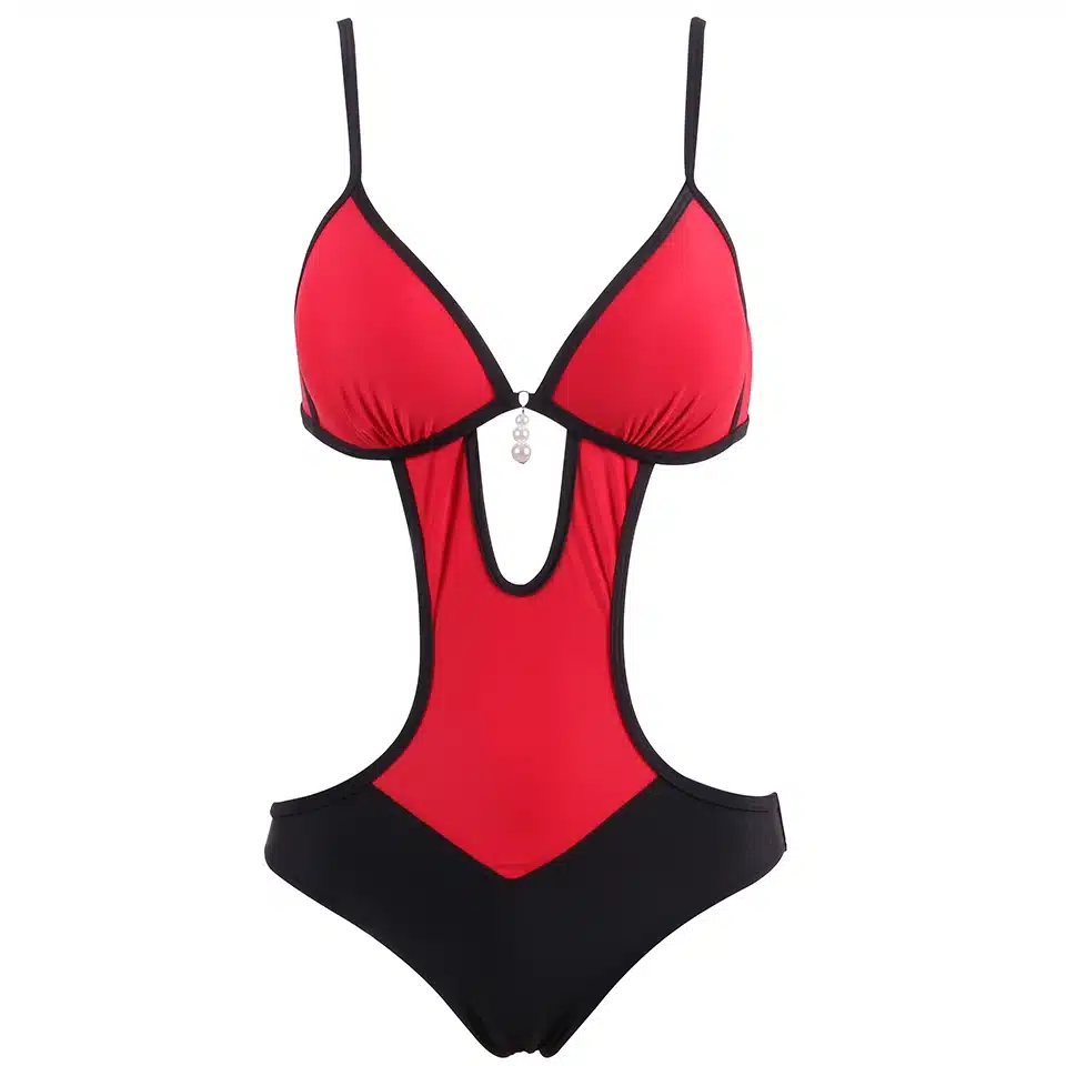 NAKIAEOI Sexy Thong One Piece Swimsuit 2019 Plus Size Swimwear Women Bathing Suit Swim Wear Monokini Beachwear Swimming S~XXL 26