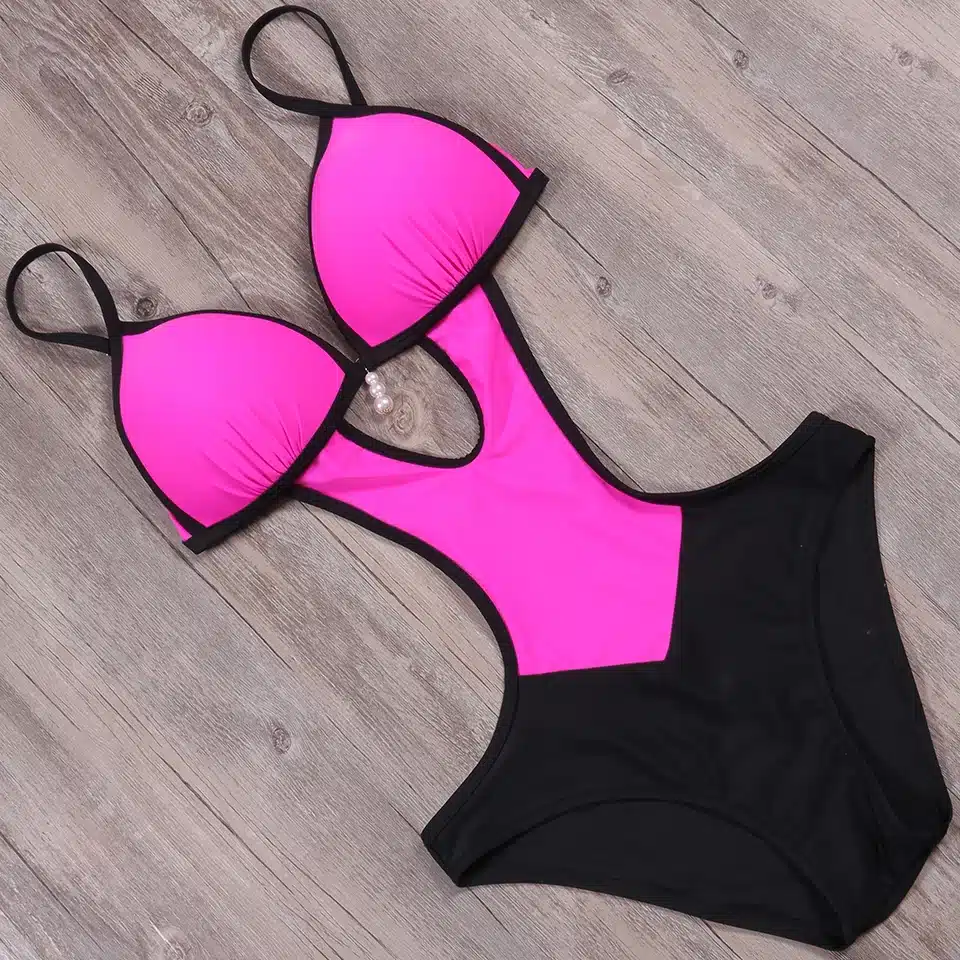 NAKIAEOI Sexy Thong One Piece Swimsuit 2019 Plus Size Swimwear Women Bathing Suit Swim Wear Monokini Beachwear Swimming S~XXL 35
