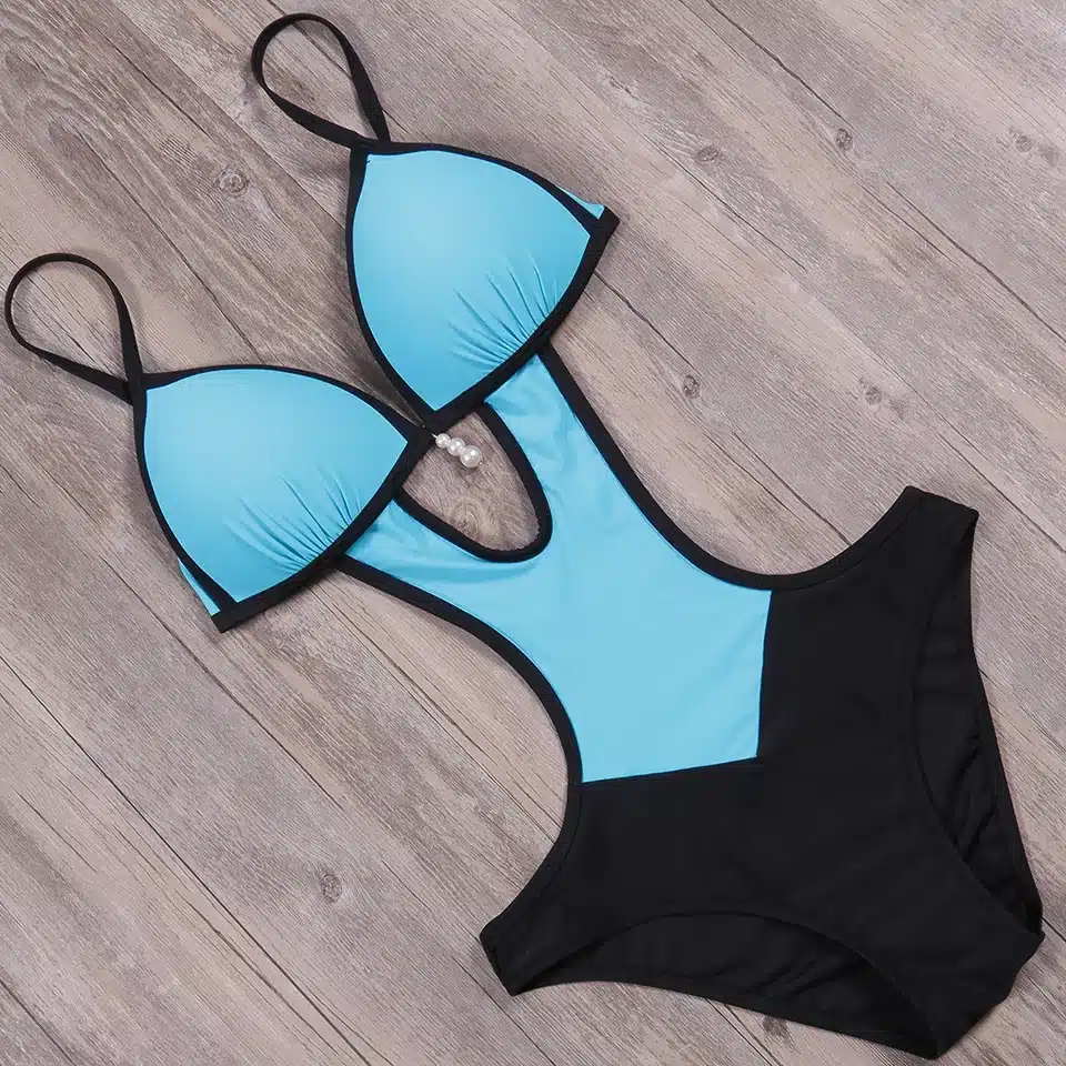 NAKIAEOI Sexy Thong One Piece Swimsuit 2019 Plus Size Swimwear Women Bathing Suit Swim Wear Monokini Beachwear Swimming S~XXL 55