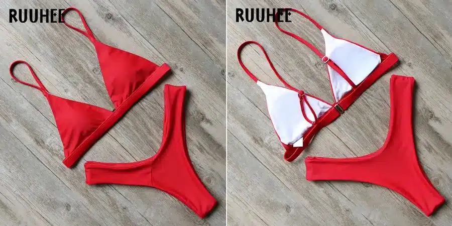 RUUHEE Brazilian Bikini Swimwear Women Swimsuit 2019 Micro Bikini Set Push Up Bathing Suit Beach Wear Maillot De Bain Femme 9