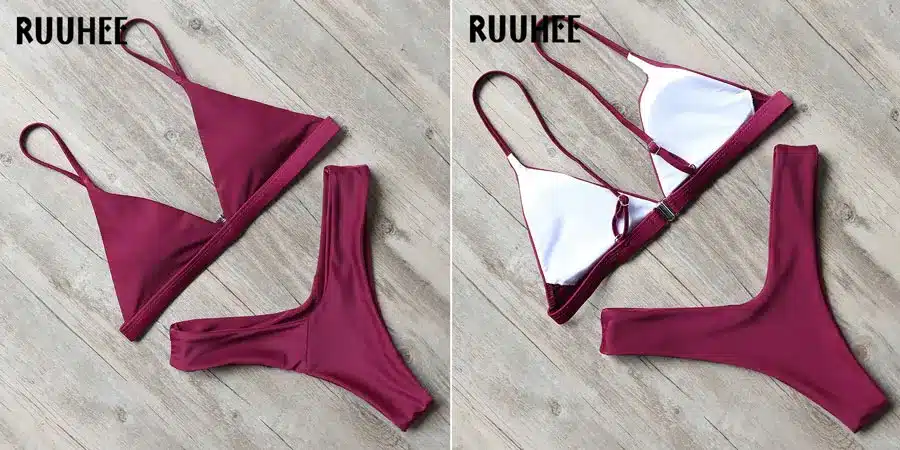 RUUHEE Brazilian Bikini Swimwear Women Swimsuit 2019 Micro Bikini Set Push Up Bathing Suit Beach Wear Maillot De Bain Femme 10