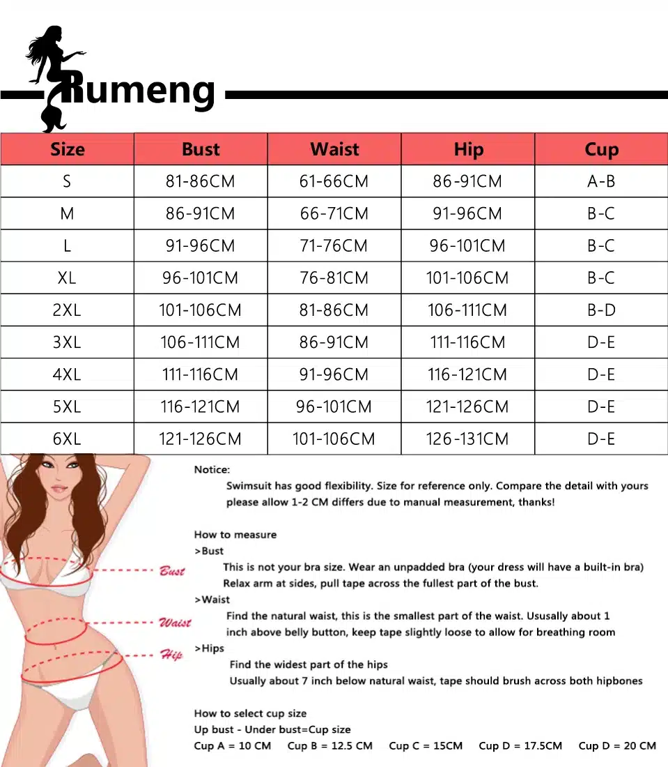 RUMENG Bikini Set Bandeau Black Bikinis Push up Swimsuit High Waist Plus Size Swimwear Women Suits Biquini 2019 New bikini 1