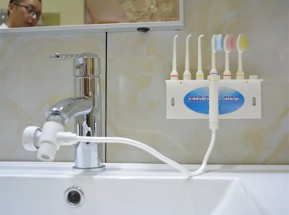 Faucet Oral Irrigator Water spray toothbrush Dental SPA Water Jet Flosser Teeth cleaning Does not hurt the gums 13