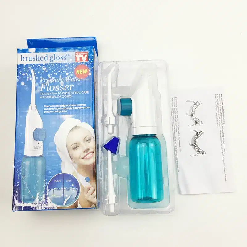 Dental Oral Irrigator Portable Water Flosser For Teeth With Nasal Irrigators Water Teeth Mouth Clean Oral Jet Nasal Cleaner 10
