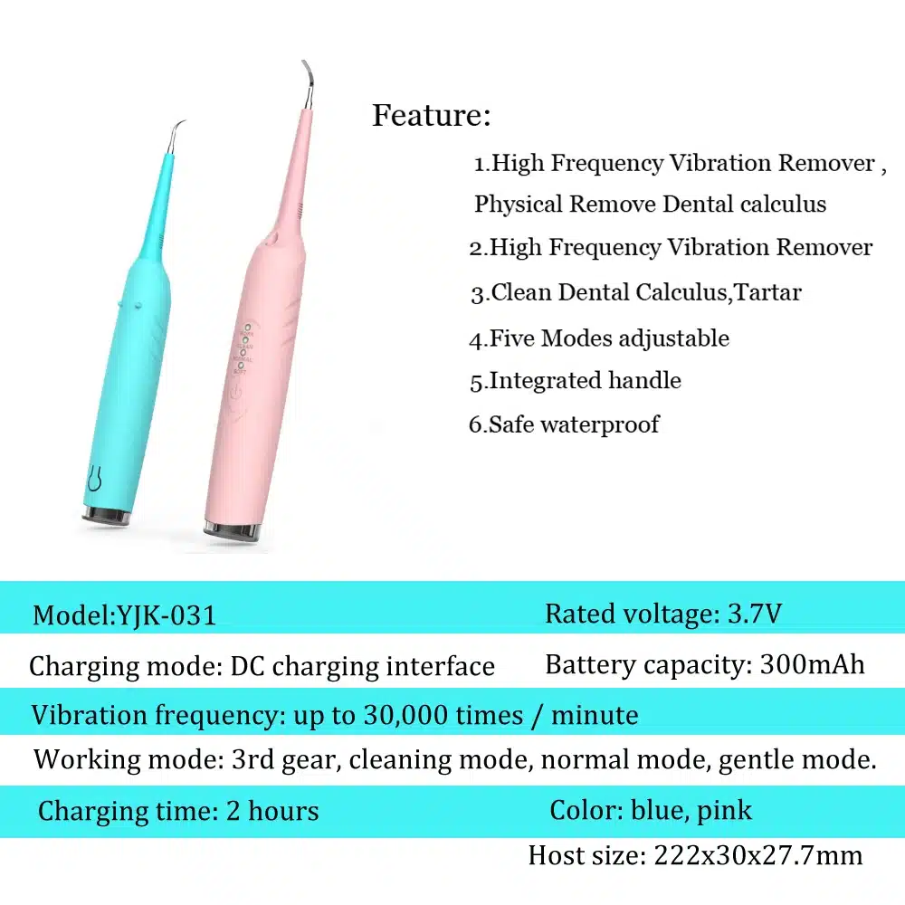 New Oral teeth whitening clean Home Use Teeth Stains Scaling Tool Tooth Stain Remover Tartar Dental Scaler Cleansing Machine 9