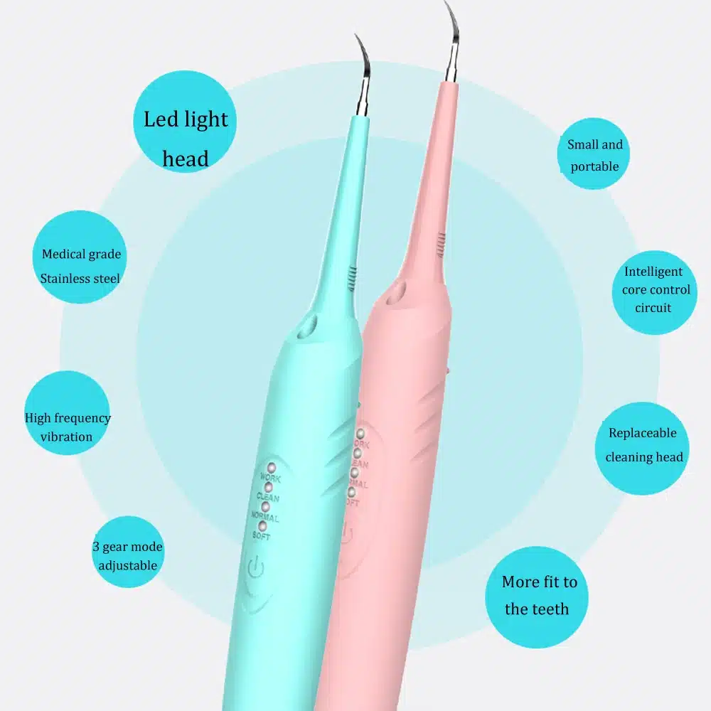 New Oral teeth whitening clean Home Use Teeth Stains Scaling Tool Tooth Stain Remover Tartar Dental Scaler Cleansing Machine 12