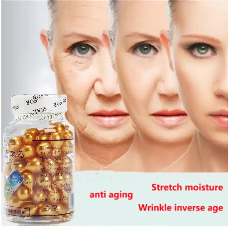 90Pcs Vitamin E Extract Face Cream Anti Wrinkle Whitening Cream Anti Aging Moisturizing Essence Wrinkle Remove Face Care 4