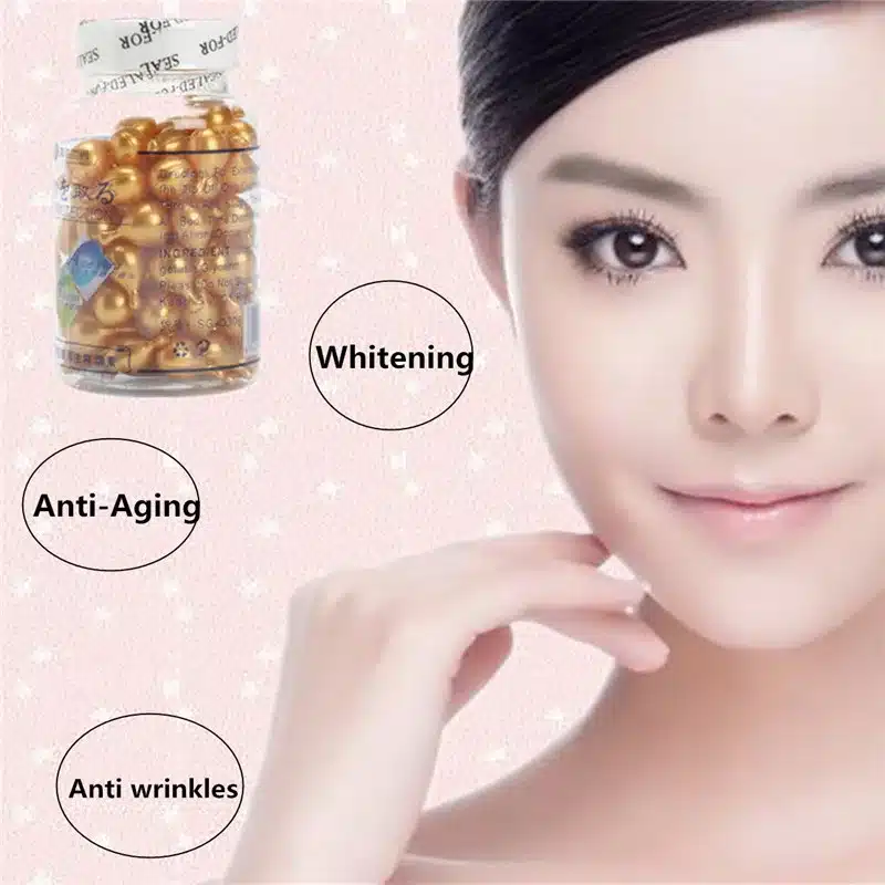 90Pcs Vitamin E Extract Face Cream Anti Wrinkle Whitening Cream Anti Aging Moisturizing Essence Wrinkle Remove Face Care 5