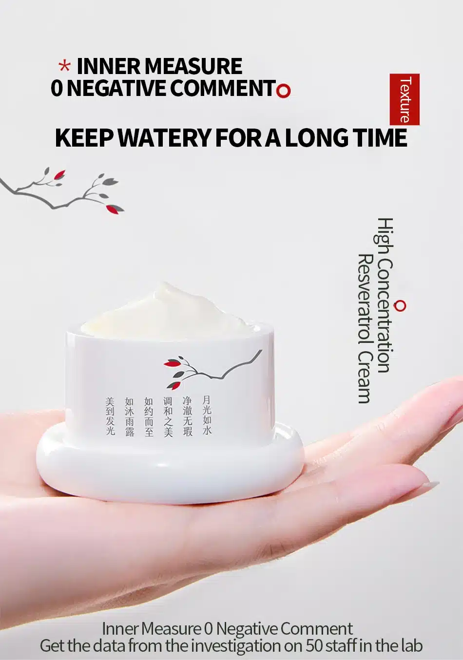 MEIKING Anti Aging Face Cream Anti Acne Pimple Spot Resveratrol Moisturizing Facial Cream Whitening Beauty Skin Care Cream 30g 12