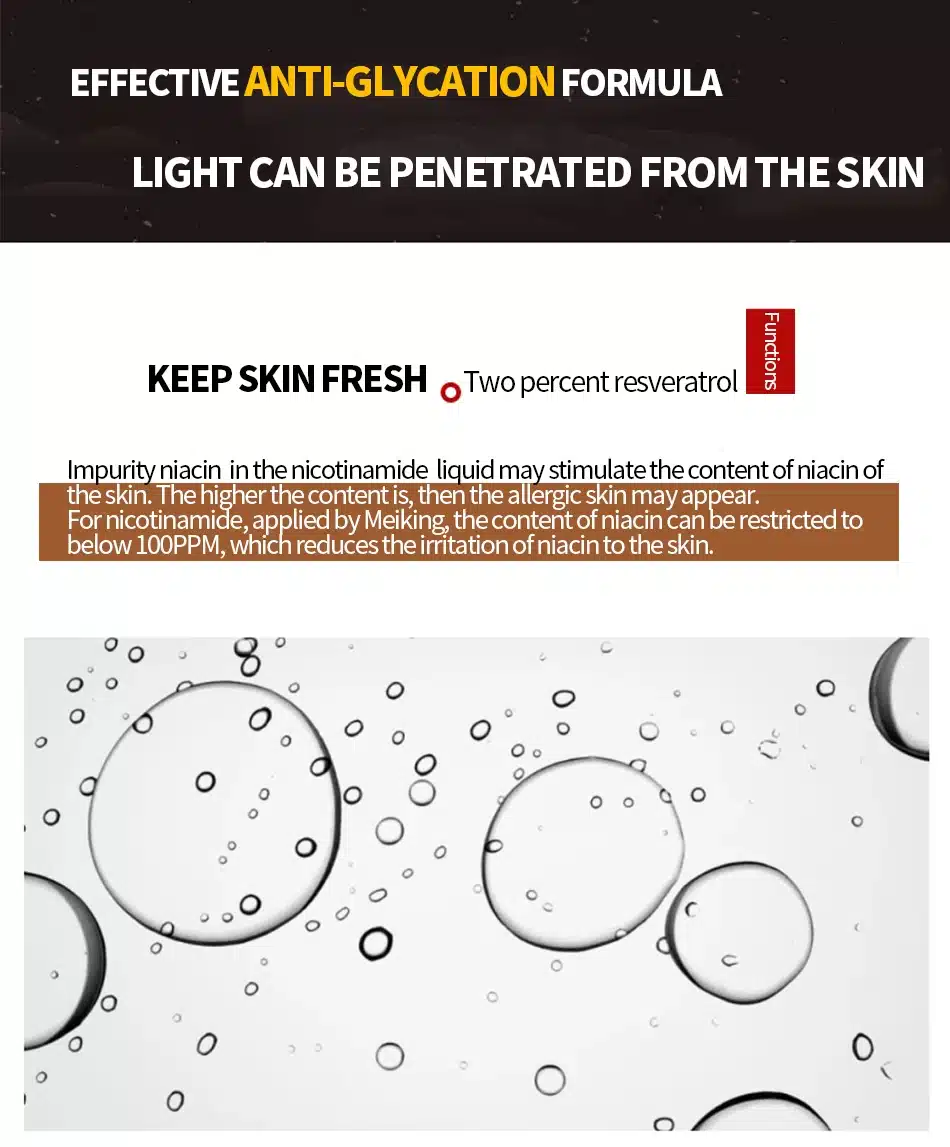 MEIKING Anti Aging Face Cream Anti Acne Pimple Spot Resveratrol Moisturizing Facial Cream Whitening Beauty Skin Care Cream 30g 15