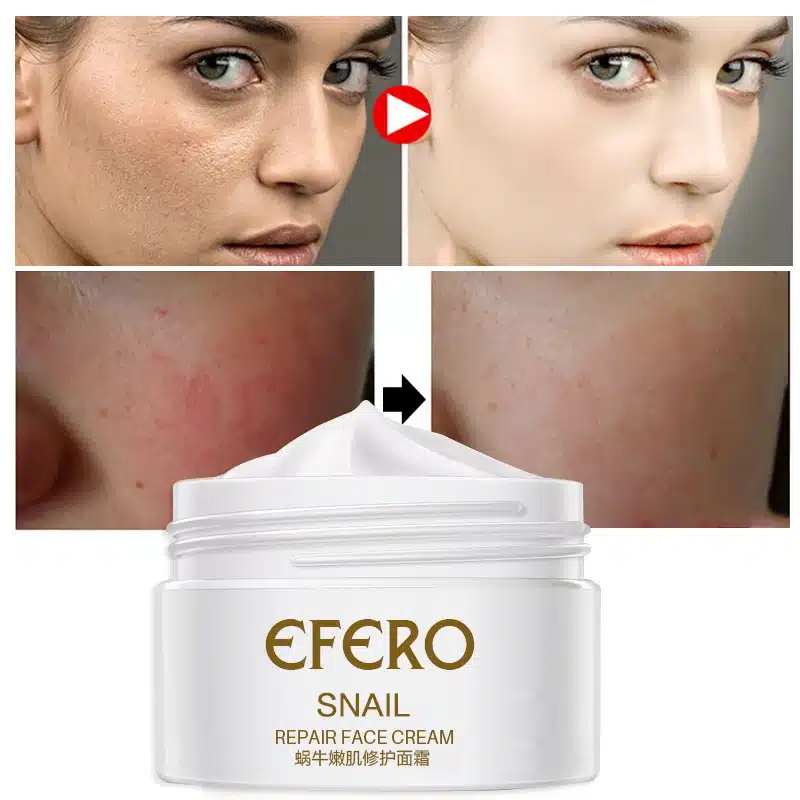 efero Snail Cream Moisturizing Face Cream for Snail Repair Anti Aging Essence Face Whitening Cream Wrinkles Firming Skin Care 15