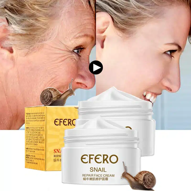 efero Snail Cream Moisturizing Face Cream for Snail Repair Anti Aging Essence Face Whitening Cream Wrinkles Firming Skin Care 16