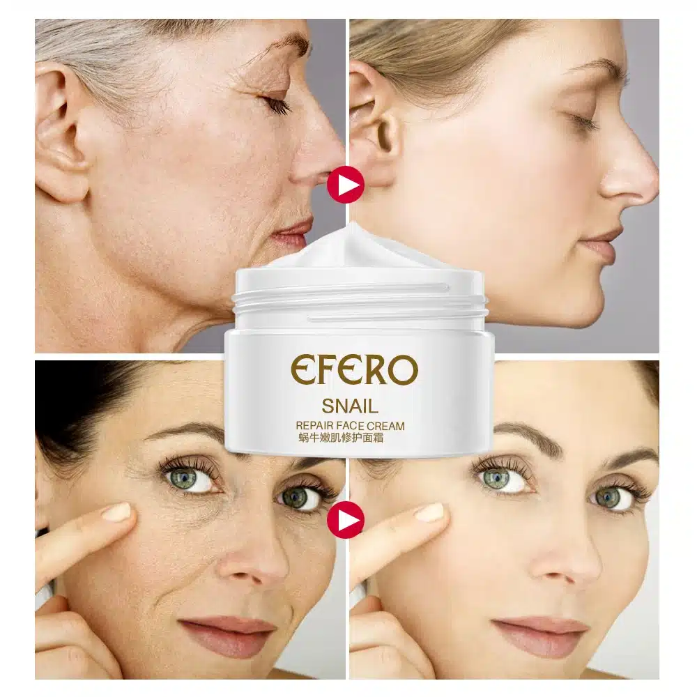efero Snail Cream Moisturizing Face Cream for Snail Repair Anti Aging Essence Face Whitening Cream Wrinkles Firming Skin Care 19