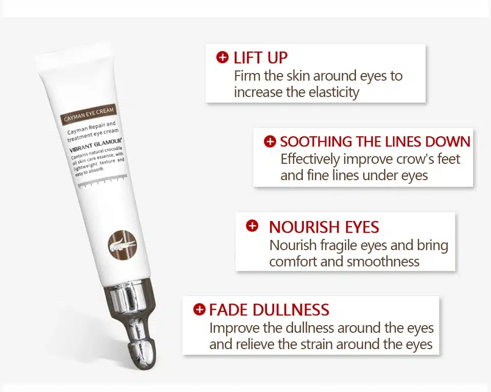 VIBRANT GLAMOUR Anti Wrinkle Eye Cream Moisturizing Remover Dark Circles Against Puffiness Bags Anti-aging Eye Care Fat Granule 16