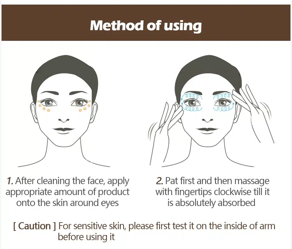 VIBRANT GLAMOUR Anti Wrinkle Eye Cream Moisturizing Remover Dark Circles Against Puffiness Bags Anti-aging Eye Care Fat Granule 18