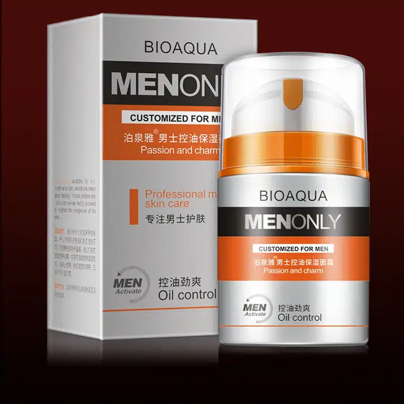 BIOAQUA Skin Care Men Deep Moisturizing Oil-control Face Cream Hydrating Anti-Aging Anti Wrinkle Whitening Day Cream 50g 11