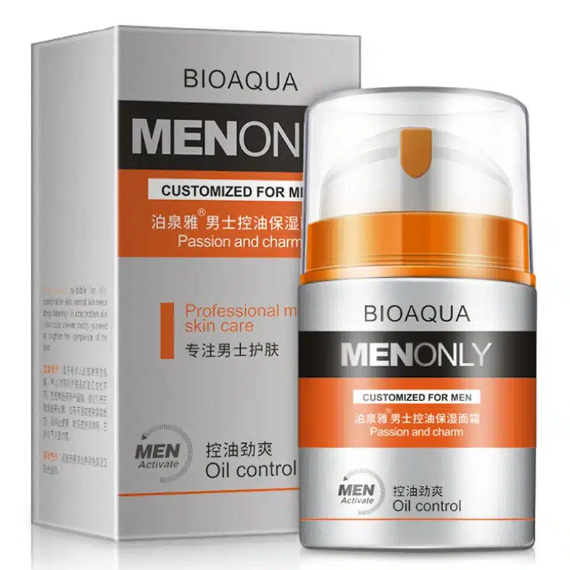 BIOAQUA Skin Care Men Deep Moisturizing Oil-control Face Cream Hydrating Anti-Aging Anti Wrinkle Whitening Day Cream 50g 13