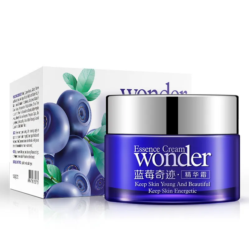 BIOAQUA Blueberry Essence Whitening Moisturizing Day Cream Deep Hydrating Anti Wrinkle Anti-Aging Face Cream 9