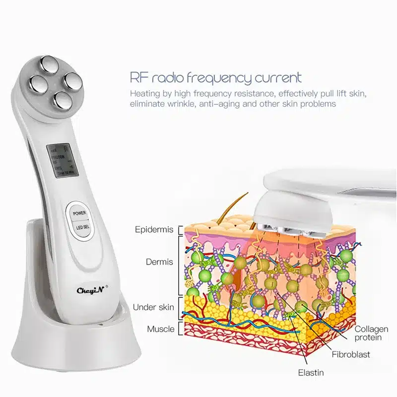 RF EMS Electroporation LED Photon Light Therapy Beauty Device Anti Aging Face Lifting Tightening Eye Facial Skin Care Tools 38 6