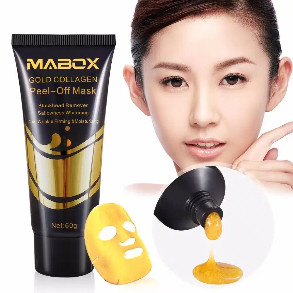 24K Gold Face Mask for Anti Aging Anti Wrinkle Facial Treatment Pore Minimizer, Acne Scar Treatment & Blackhead Remover 16