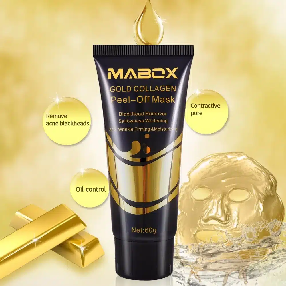 24K Gold Face Mask for Anti Aging Anti Wrinkle Facial Treatment Pore Minimizer, Acne Scar Treatment & Blackhead Remover 20
