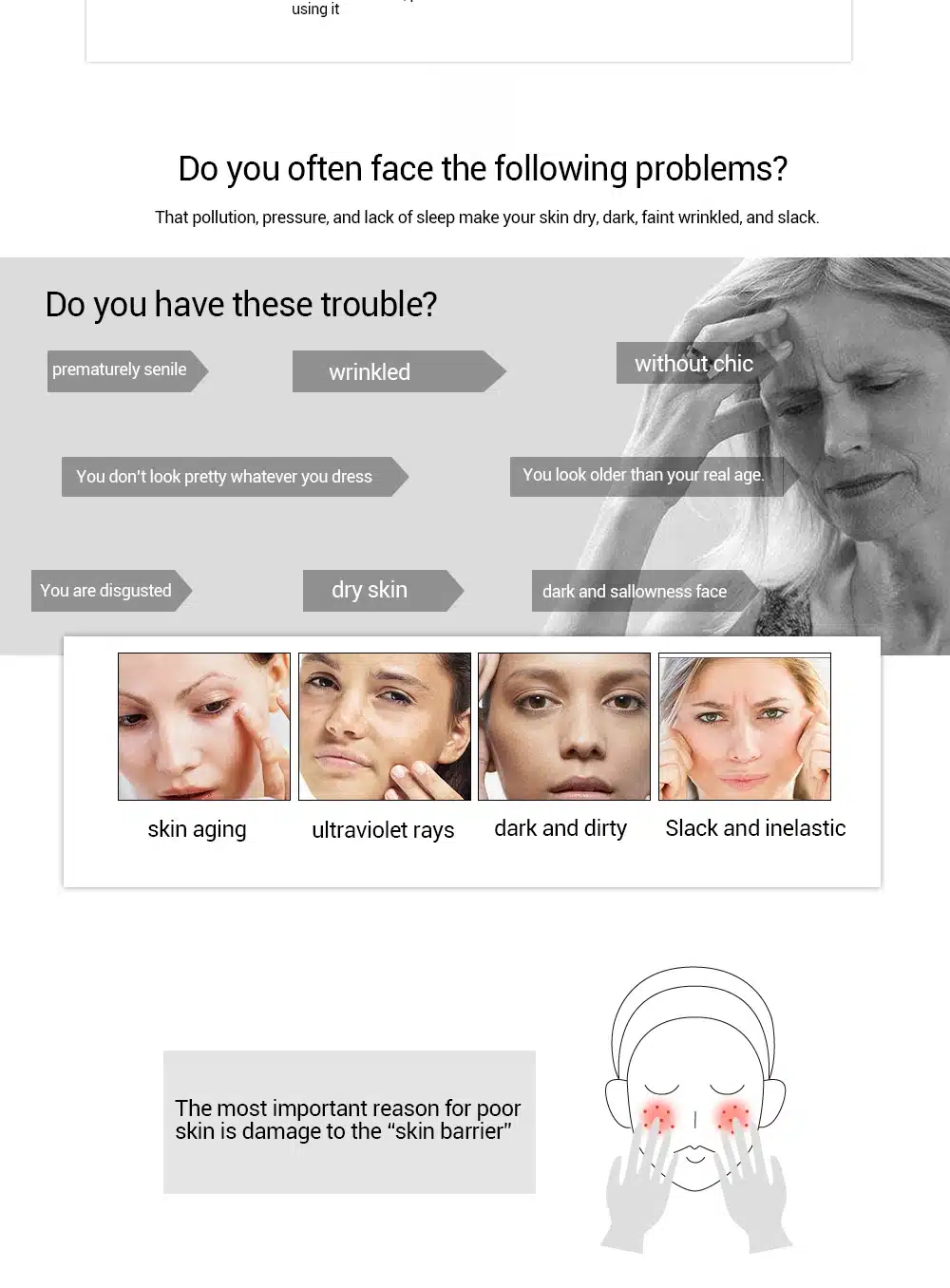 BIOAQUA Hyaluronic Acid Liquid Anti Wrinkle Skin Care Whitening Moisturizing Face Care Anti Aging Collagen Essence Liquid Serum 10