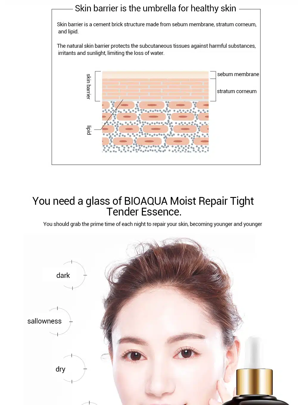 BIOAQUA Hyaluronic Acid Liquid Anti Wrinkle Skin Care Whitening Moisturizing Face Care Anti Aging Collagen Essence Liquid Serum 11