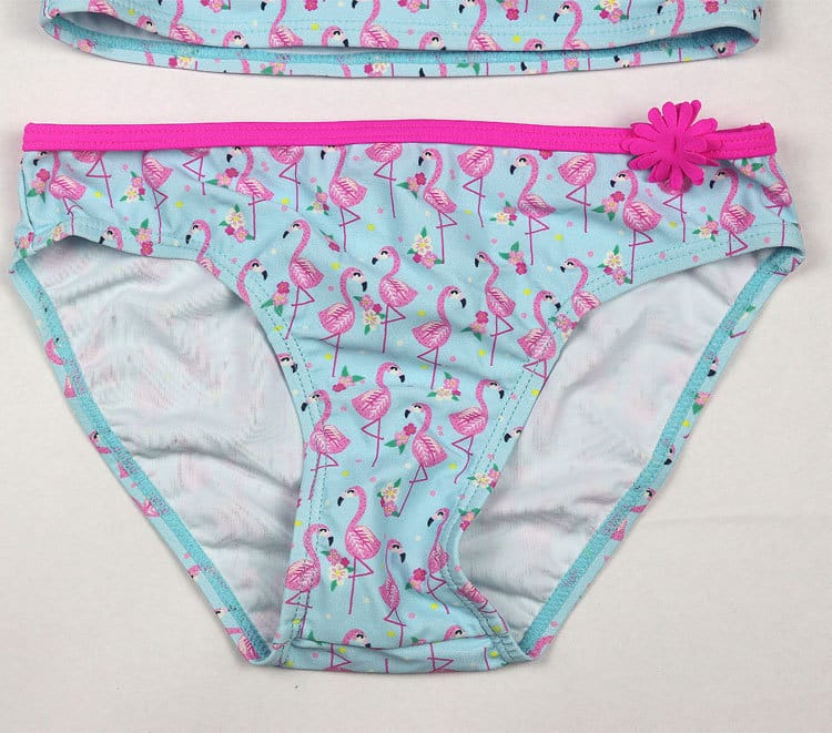 New Hot Baby Girl Split Bikini Girl Swan Pattern Beach Wear Children's Swimwear Girls Split Bikini Kids Cake Layer Swimsuit 7