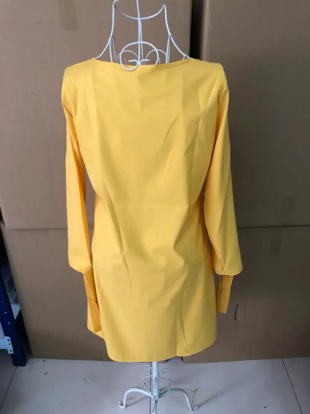 New 2019 Spring Summer Fashion Solid Color Dress Casual O-Neck Loose Dress Bow Fashion Beach Female Large Size Dress DR866 5