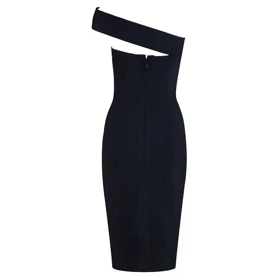Seamyla 2019 Bandage Dress Sexy White Black Red One Shoulder Bodycon Summer Dress For Women New Celebrity Party Dresses Vestidos 18