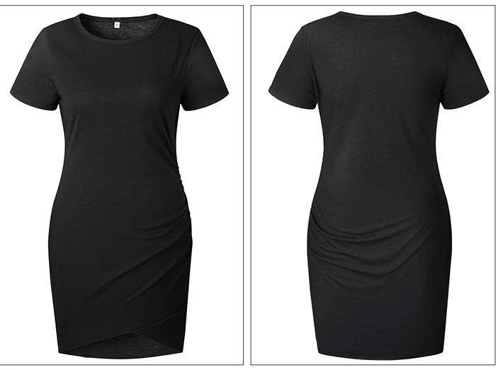 TIGENA 2019 Sexy Bodycon Pencil Mini Dress Women Short SLeeve Summer Dress and Sundress Party Pink Black White Robe Femme 27
