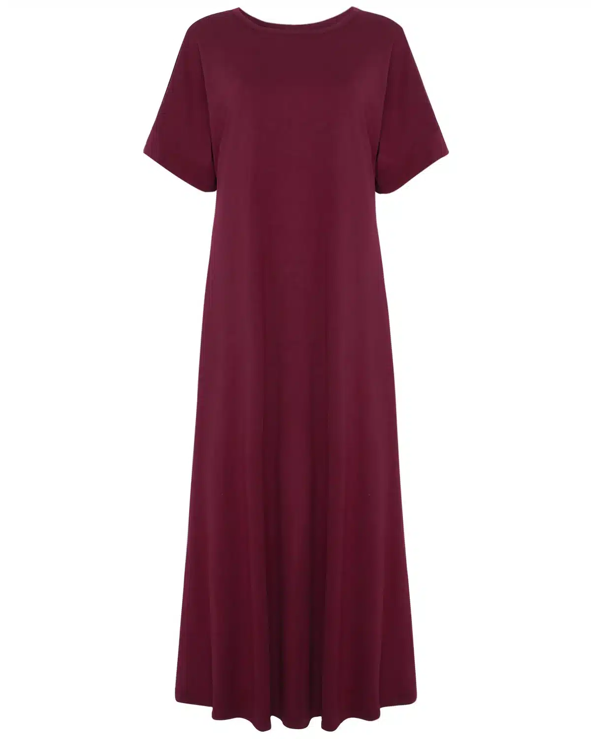 Women Half Sleeve Solid Round Neck Long Maxi Dress ZANZEA 2019 Casual Loose Long Elegant Robe Bodycon Dresses Vestidos Plus Size 9