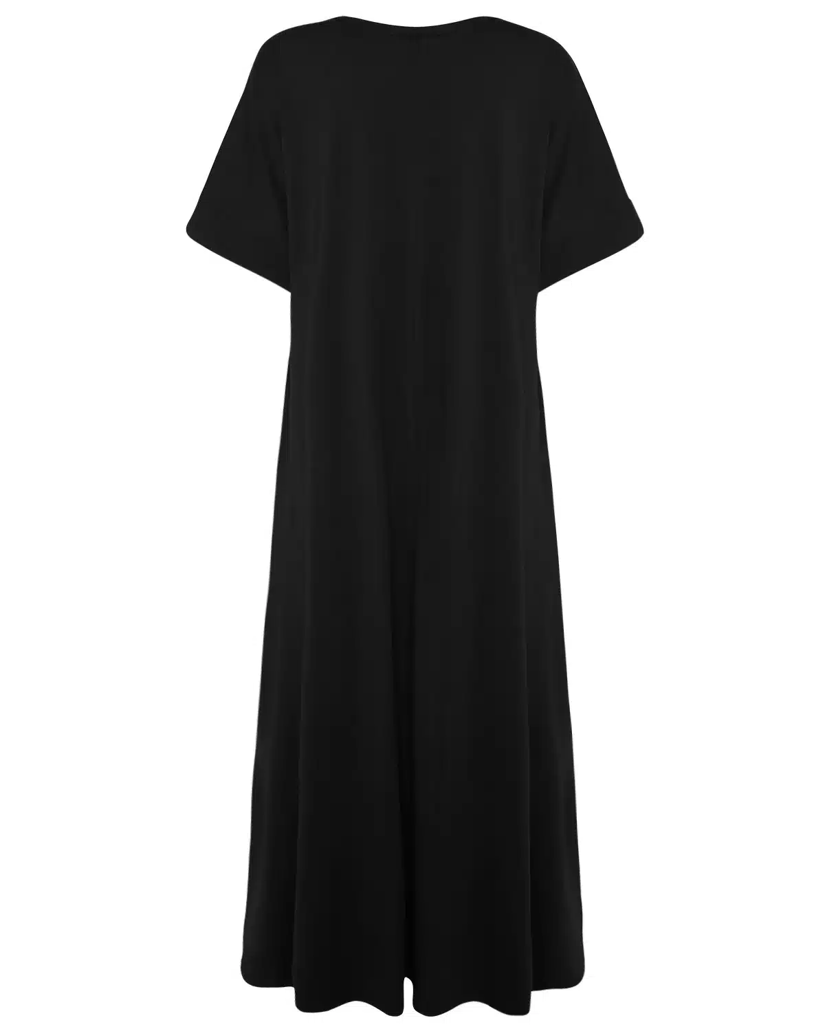 Women Half Sleeve Solid Round Neck Long Maxi Dress ZANZEA 2019 Casual Loose Long Elegant Robe Bodycon Dresses Vestidos Plus Size 13