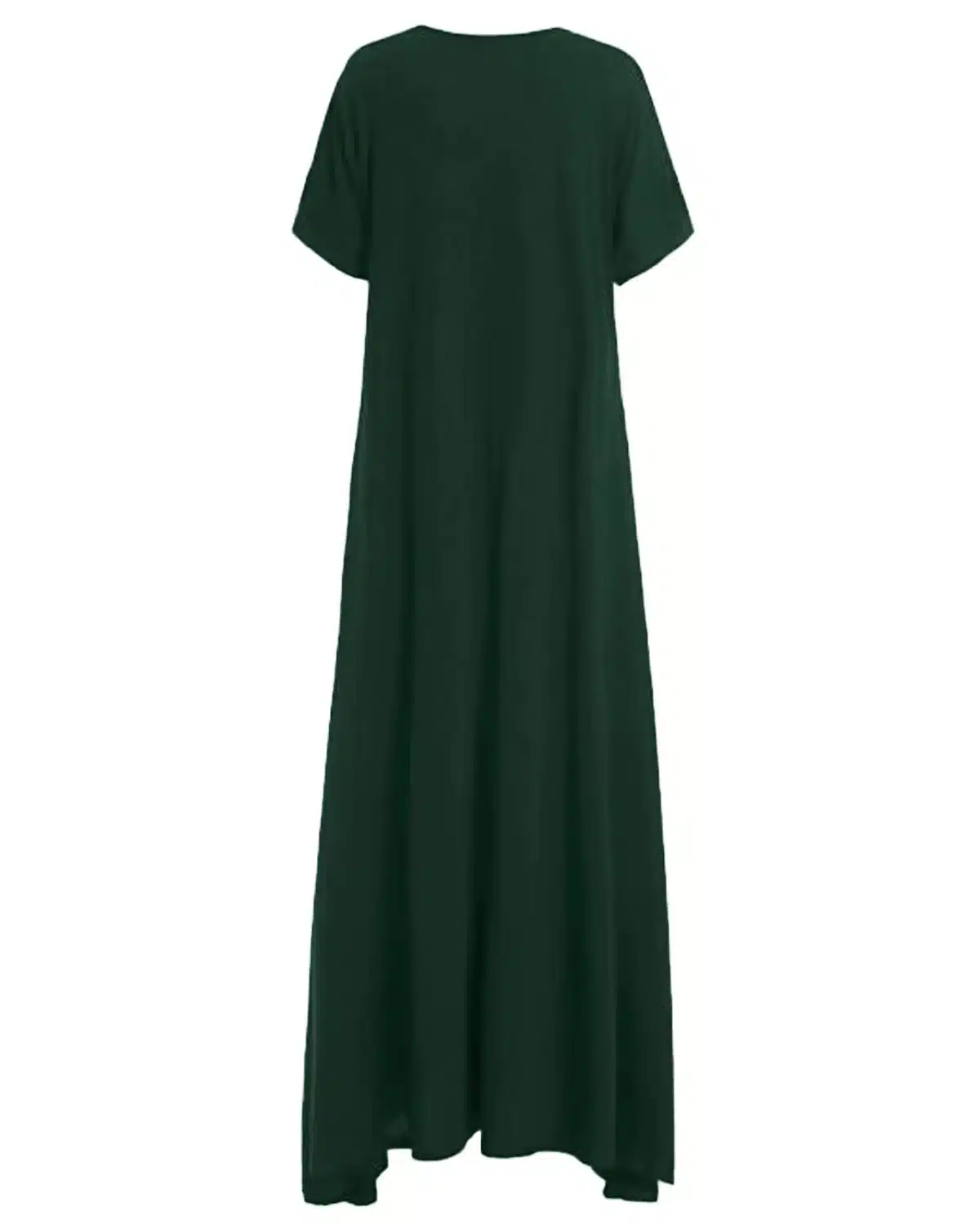 Women Half Sleeve Solid Round Neck Long Maxi Dress ZANZEA 2019 Casual Loose Long Elegant Robe Bodycon Dresses Vestidos Plus Size 16