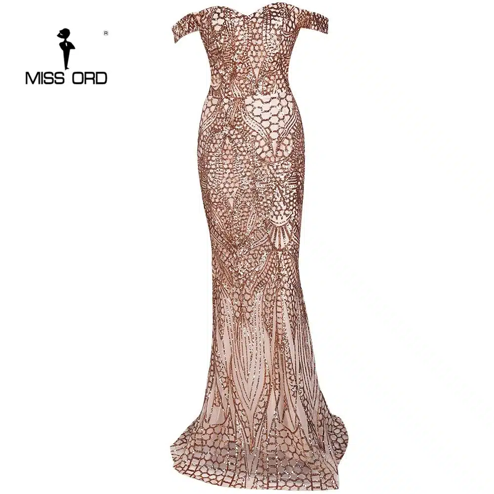 Missord 2019 Sexy bra party dress sequin maxi dress FT4912 37