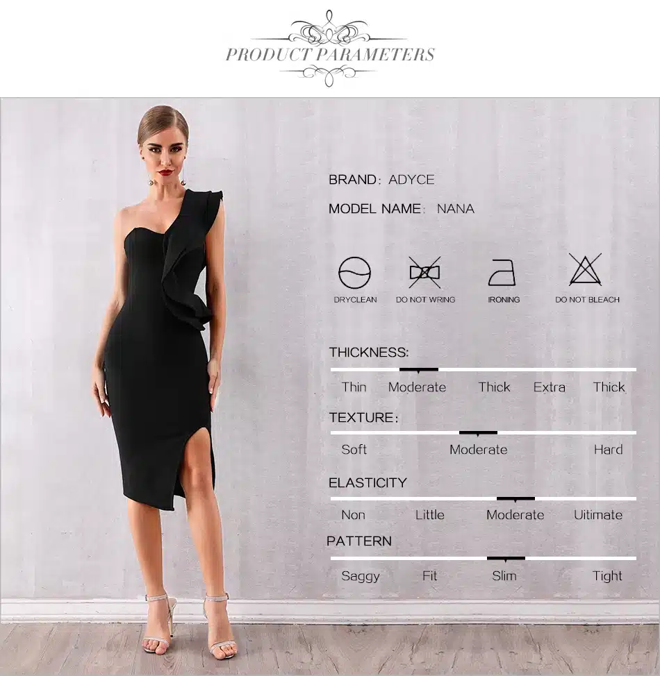 ADYCE 2019 New Summer Women Bandage Dress Celebrity Evening Party Dresses Sexy One Shoulder Ruffles Bodycon Club Dress Vestidos 10