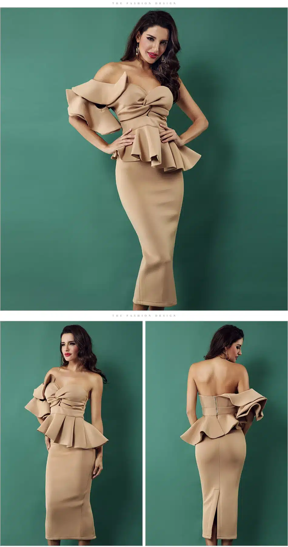 Adyce Celebrity Evening Party Dress Women 2019 Sexy Bodycon Sets One Shoulder Ruffles Short Sleeve Strapless Club Dress Vestidos 14