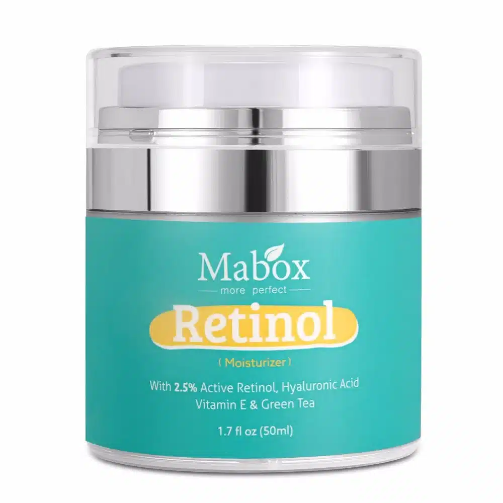 Mabox Retinol Moisturizer Face Cream Vitamin E Collagen Retin Anti Aging Wrinkles Acne Hyaluronic Acid Anti-aging Serum 16