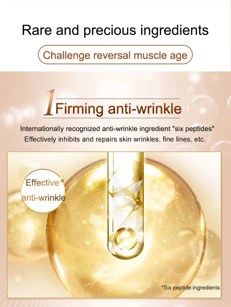 Fonce Korea Anti Aging Wrinkle Remover Face Cream Dry Skin Hydrating Facial Lifting Firming Day Night Cream Peptide Serum 50g 16