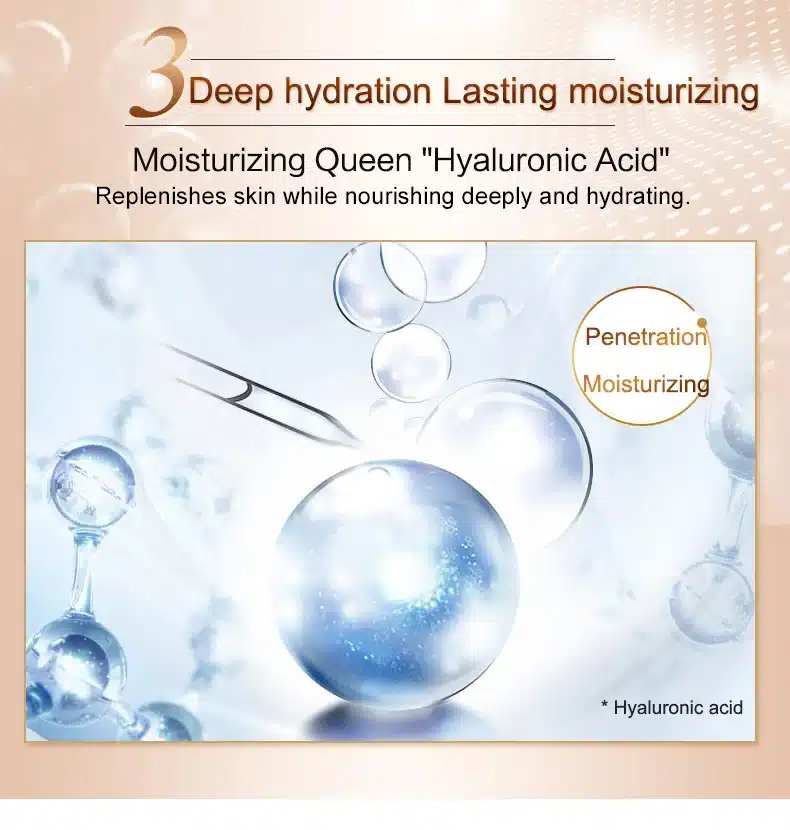 Fonce Korea Anti Aging Wrinkle Remover Face Cream Dry Skin Hydrating Facial Lifting Firming Day Night Cream Peptide Serum 50g 18