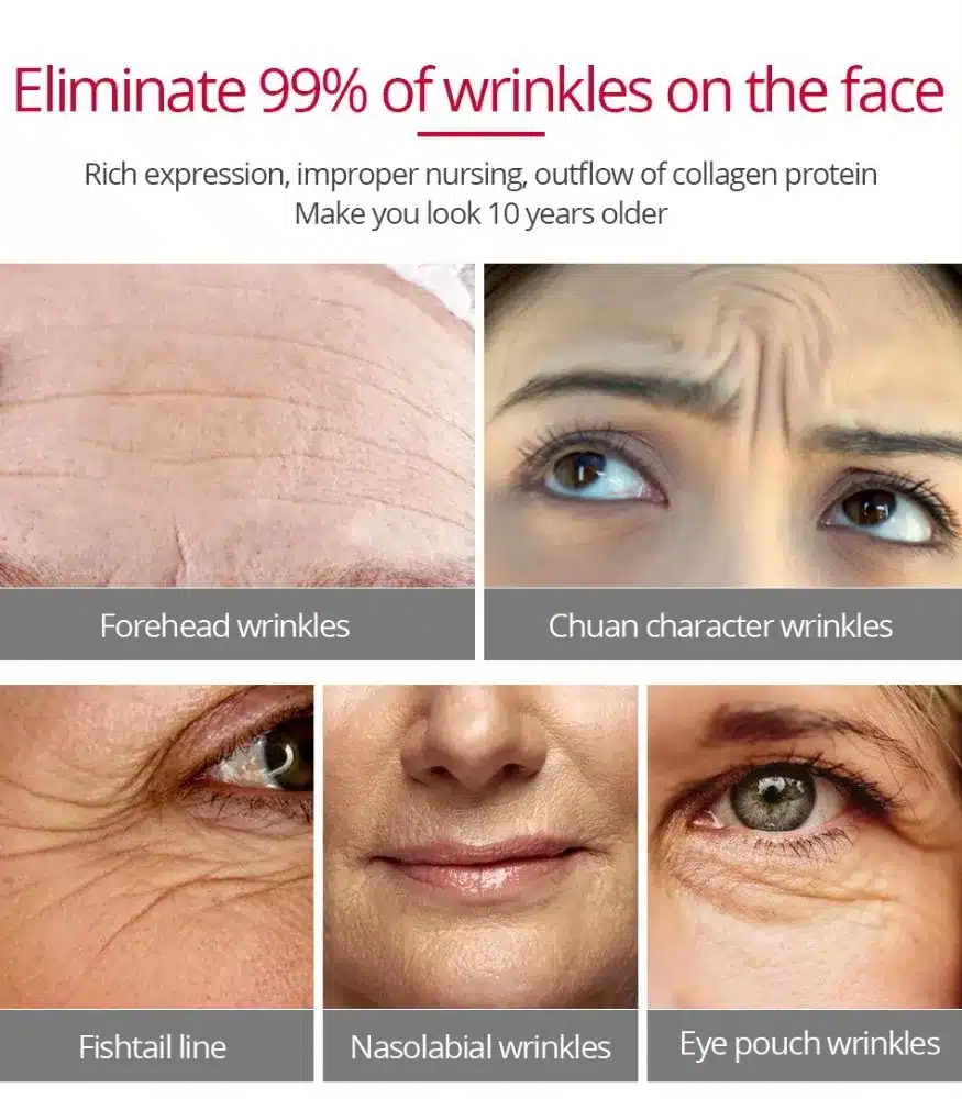 30ml Six Peptides Face Cream Argireline Pure Collagen Cream Anti-wrinkle Firming Anti Aging Acne Whitening Moisturizing Cream 10