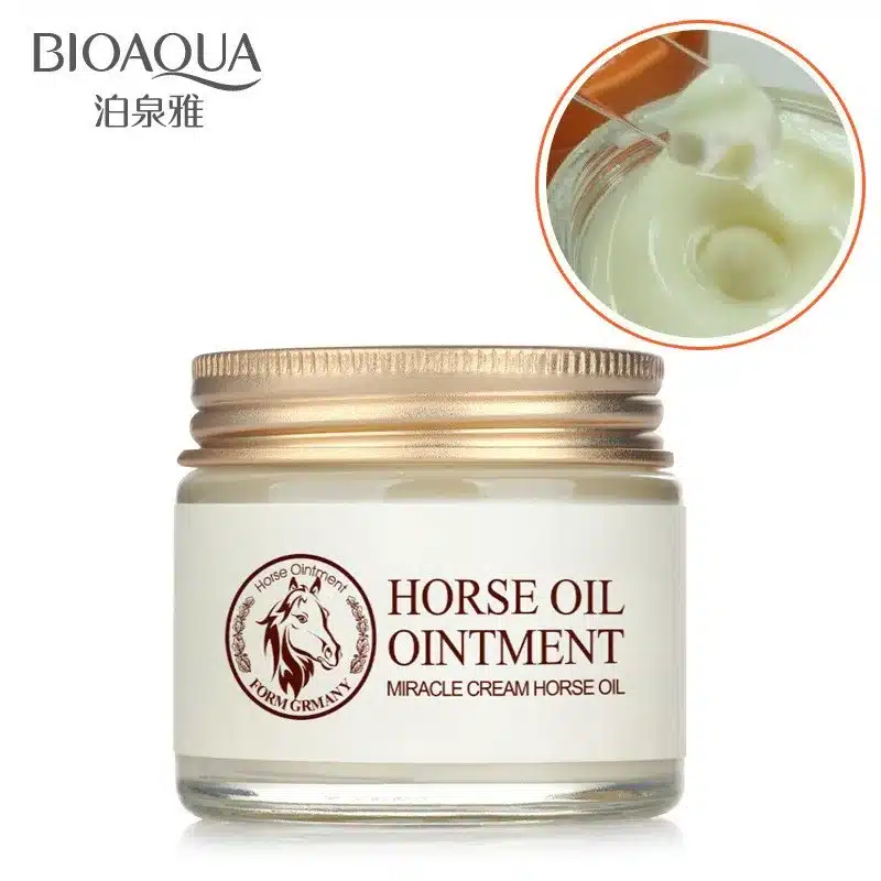 bioaqua horse oil cream anti aging cream scar face body whitening cream ageless korean cosmetic skin care whitening moisturizing 3