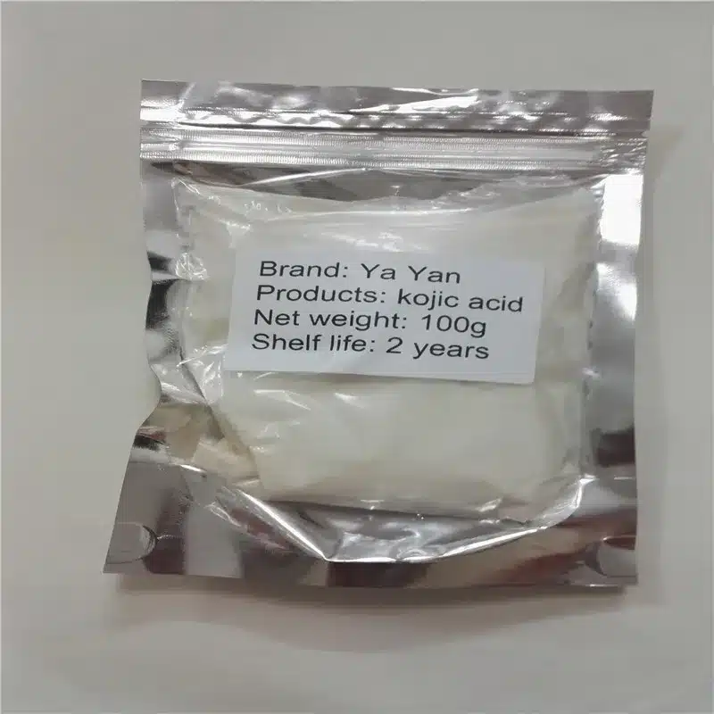 100 gram real pure 99% kojic acid anti freckle treatment removal age spot skin lightening fade freckle removing pigment 1