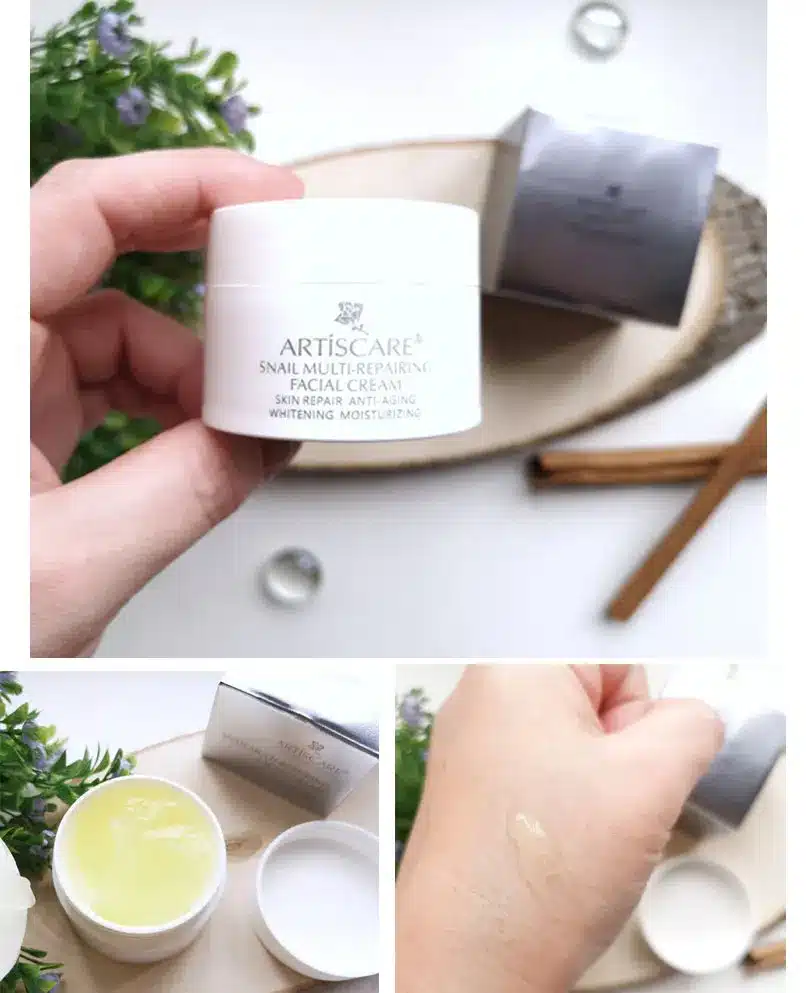 ARTISCARE Snail Repair Facial Cream Aging Aniti Oil-Control Face Cream Anti Wrinkle Shrink Pores Moisturizing Lifting Skin Care 24