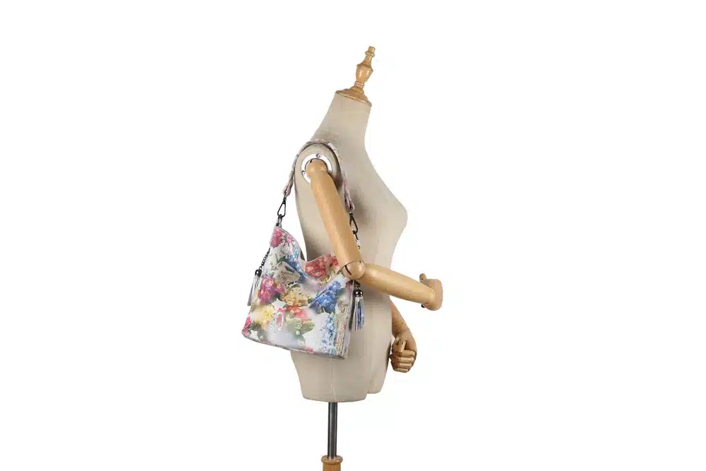 Arliwwi Brand High Class Shiny Floral REAL LEATHER Women Handbags Bags Fashion 2019 New Genuine Cow Leather Blossom Designer Bag 24