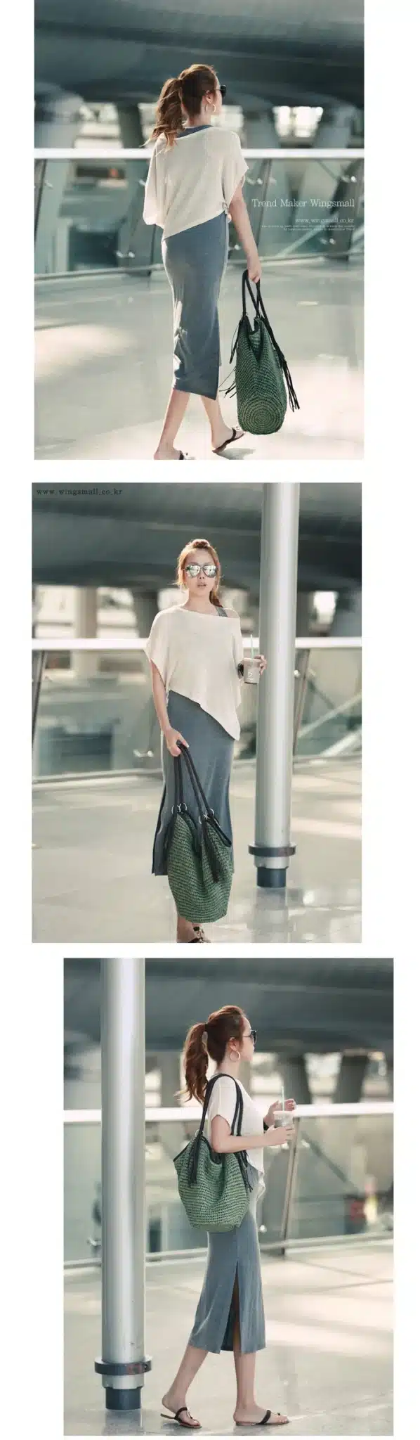 OCEHNUU Big Straw Beach Bags Women Handbags Summer Fashion Female 2019 Casual Women's Bags Shoulder Bag Tassel Zipper Bolsas 12
